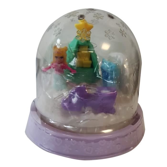 Jouet Mattel Polly Pocket Boule à neige sapin de Noël Figurine