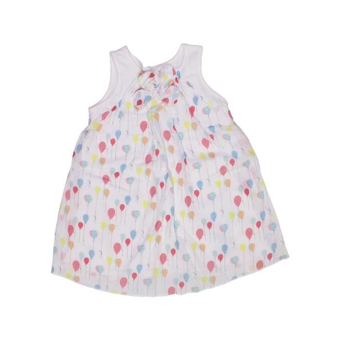 Robe Bebe Fille Zara 12 Mois Blanc Ete Blanc Cdiscount Pret A Porter