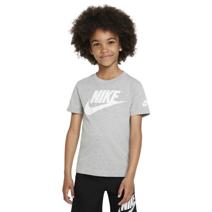 T-shirt Basique NEXT Pour Fille 7 Ans - Gris Col Rond 100% Coton