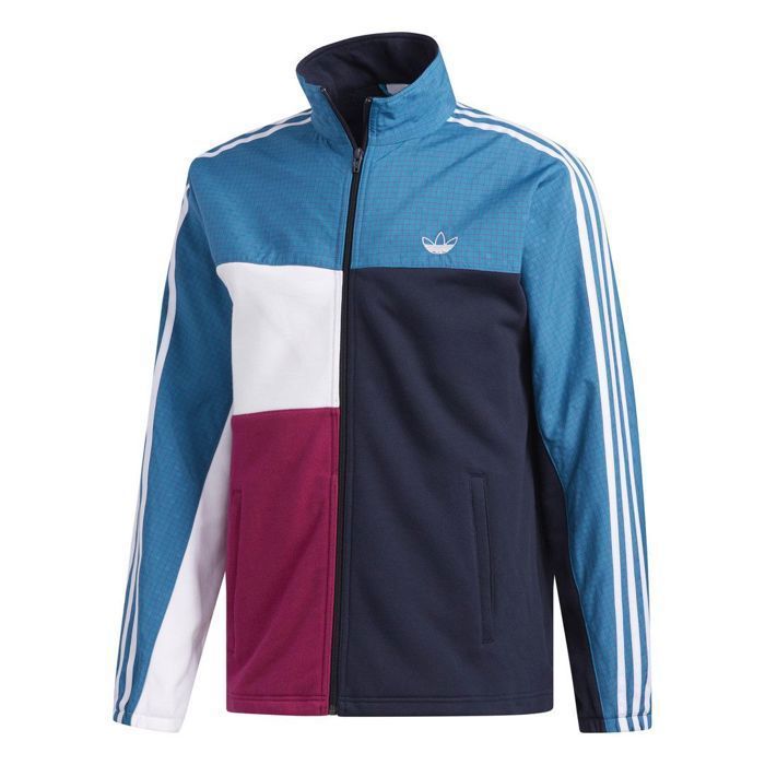 Veste de survêtement adidas Originals ASYMM FULL-ZIP Bleu