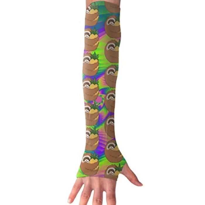 Manches De Bras De Jeu Refroidissantes - Protection UV, Motif Encre, Tissu Respirant - Pour Gaming, Vélo, Golf, Jogging - Taille Unique élastique