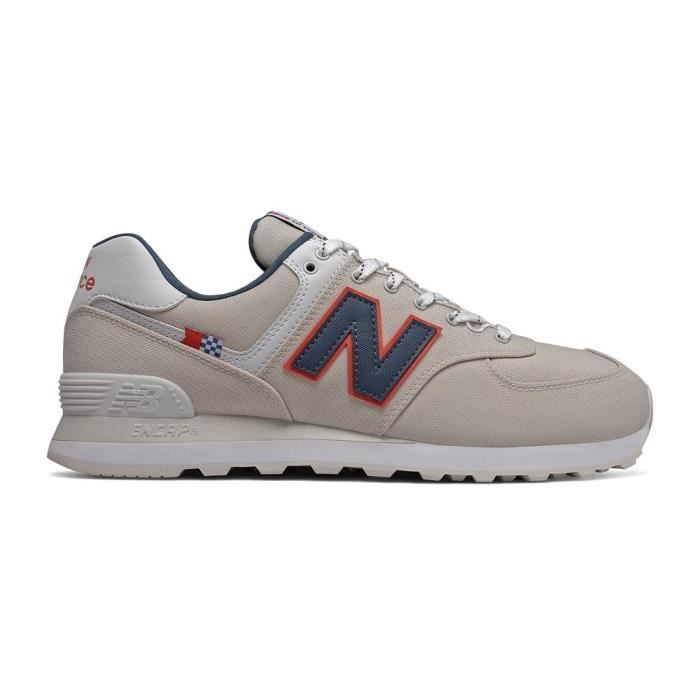 remember As far as people are concerned region Baskets New Balance 574 45 Blanc - Cdiscount Chaussures