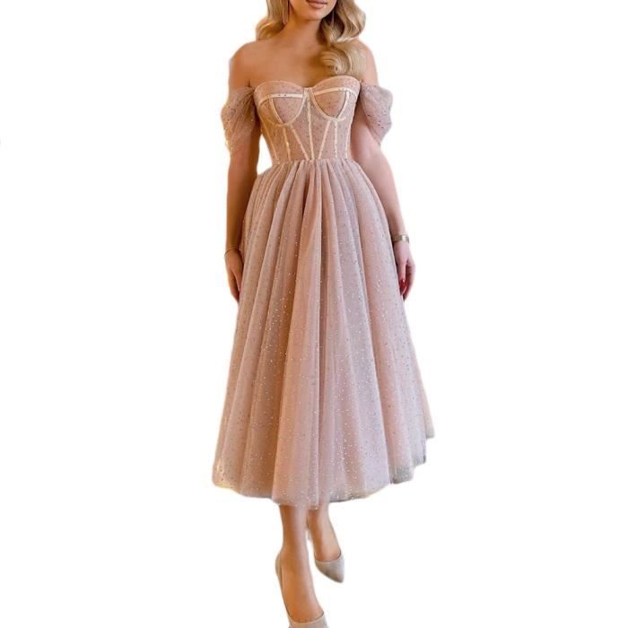 robe mi longue mariage