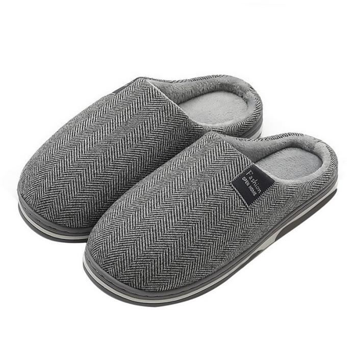 Pantoufles maison Femme Gris main image 1
