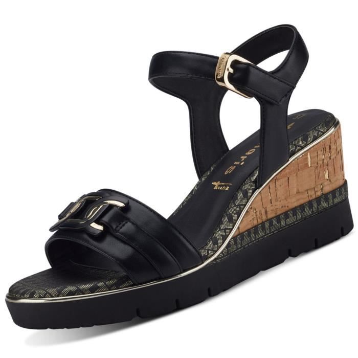 Wedge Sandale CompensÃ©e Verte Tamaris CompensÃ©es