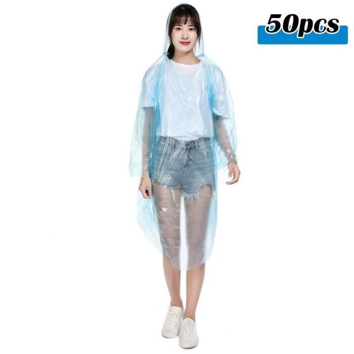 Lot De 2 Ponchos De Pluie Imperméables Adultes – Gris, Taille Unique