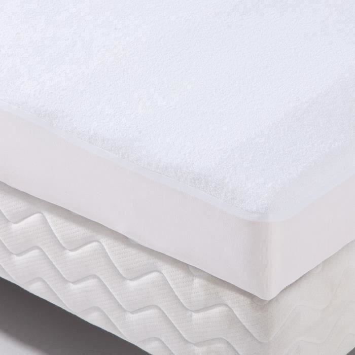Toison d'Or Protection literie housse imperméable Transalese éponge 100% coton 80x190 cm