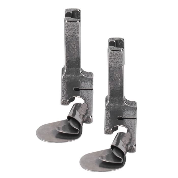 Lotbun 6 Pieds De Biche Ourlet Roulé 3-8mm - Pied Ourlet Presseur Pour Machines à Coudre Domestiques Et Industrielles