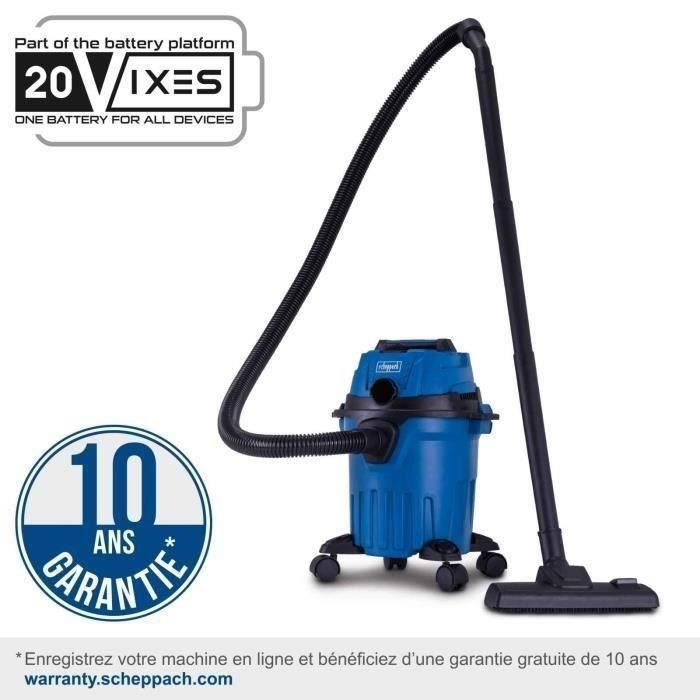 Scheppach Aspirateur eau et poussiere sans fil avec starterkit 4Ah C-NTS15-X SET L - Multicolore - vue 2