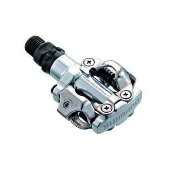 Pédales VTT SHIMANO PD-M520 Argent - Montage facile - Rapport qualité/prix imbattable