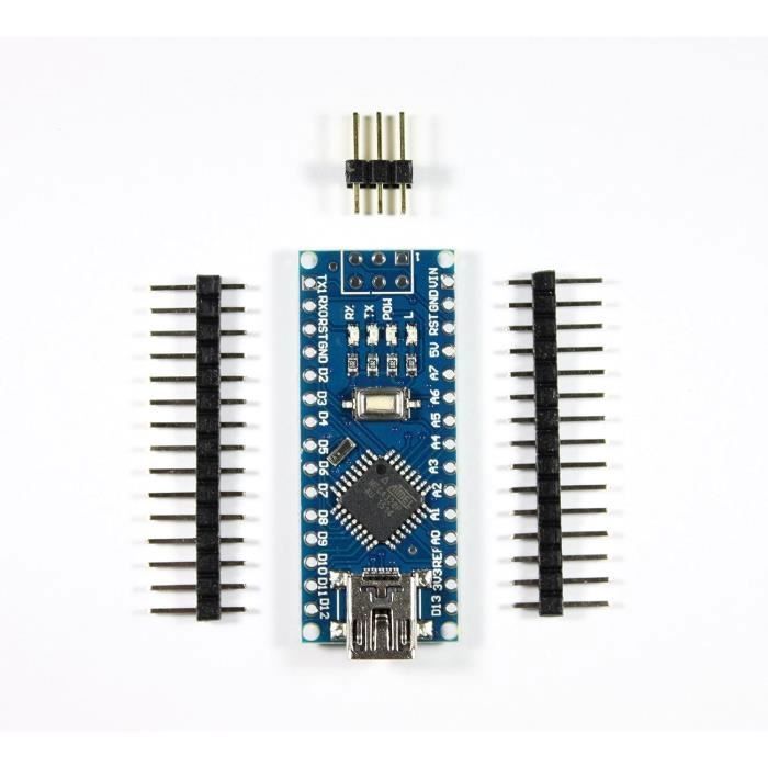 Module Nano V3.0 avec ATmega328P, CH340G, 5V, 16MHz, Complètement ...