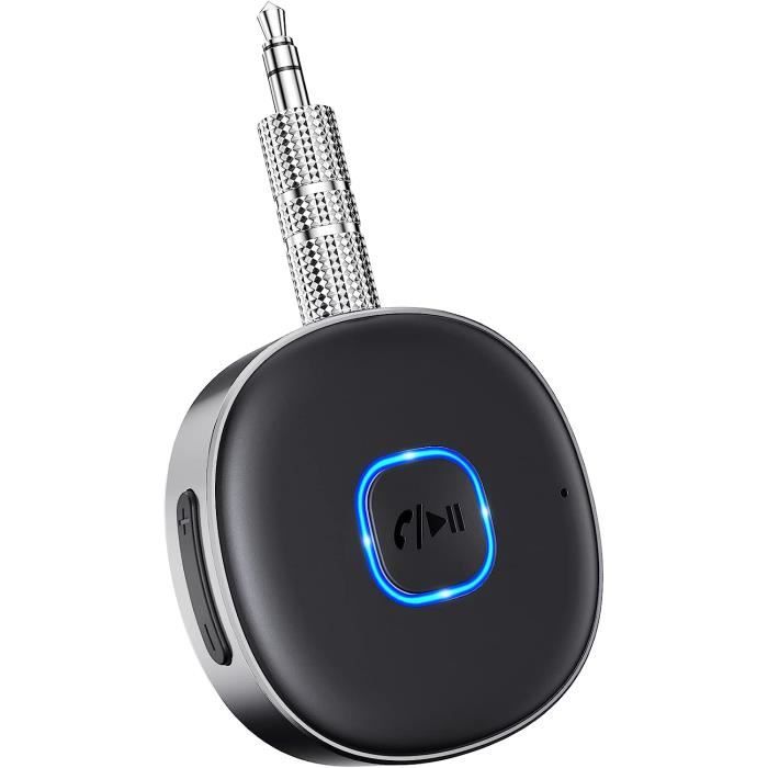 Mohard Recepteur Bluetooth Voiture, Adaptateur Bluetooth 5.0 Jack pour  Stéréo Domestique-Haut-Parleur-Casque Filaire, Aux Récept46
