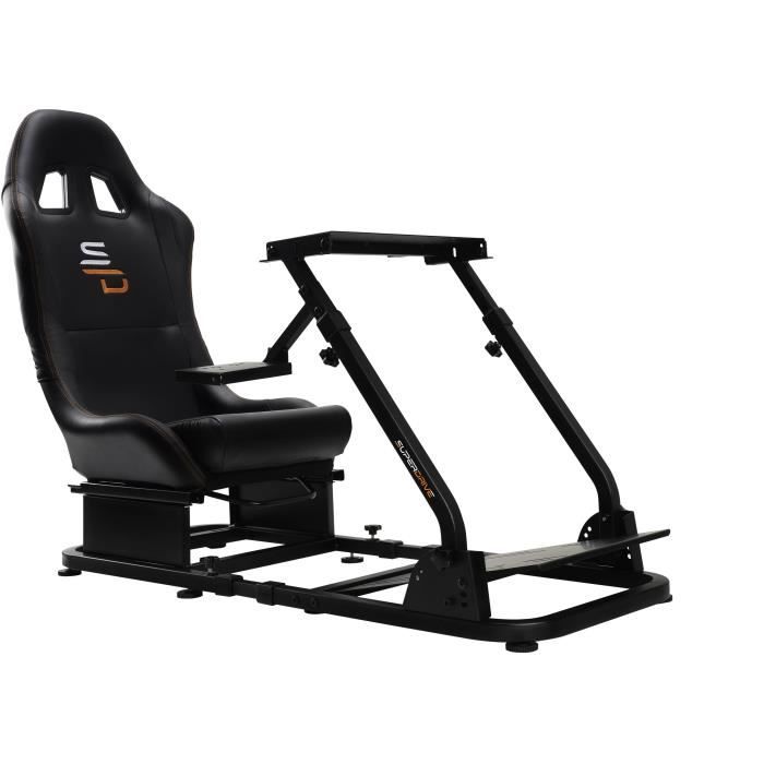 Subsonic Superdrive Siège de simulation baquet avec support volant, levier de vitesse et