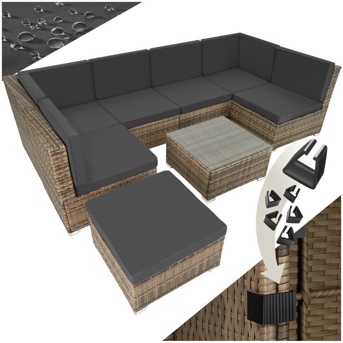 Salon Jardin Rotin Naturel Cdiscount