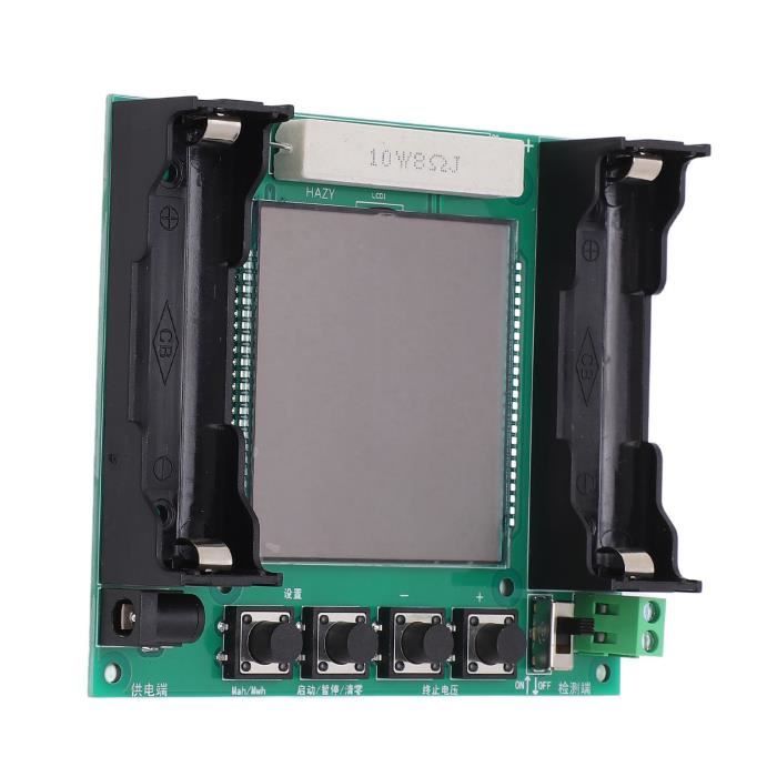 Testeur De Capacité De Batterie Numérique - Écran LCD, Pour Piles AA, AAA, Bouton - Portable, Simple D'utilisation - 7