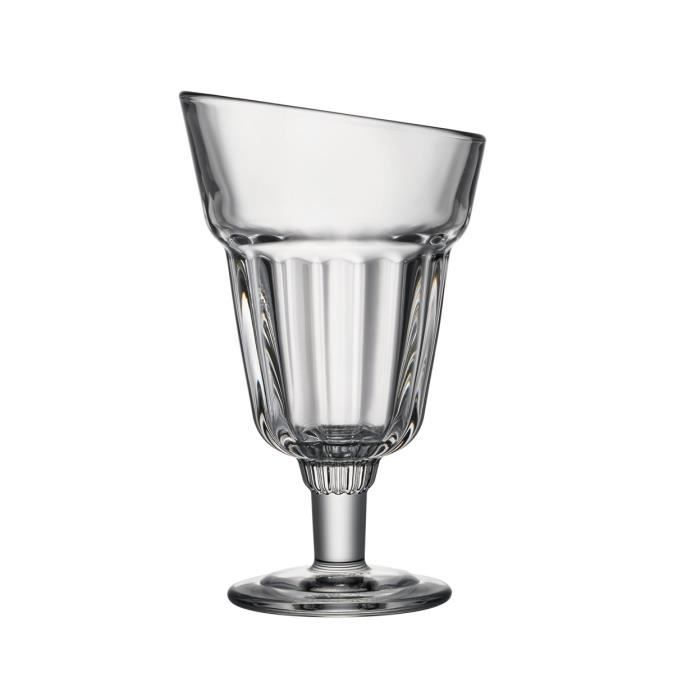 Ensemble 6 Coupes à Glace Transparentes 180 Ml MYKAGS - Verre Dessert, Lavables Au Lave-Vaisselle
