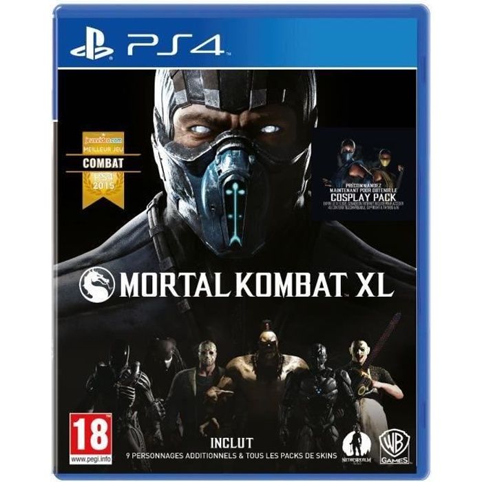 Mortal Kombat XL Edition Complète Jeu PS4