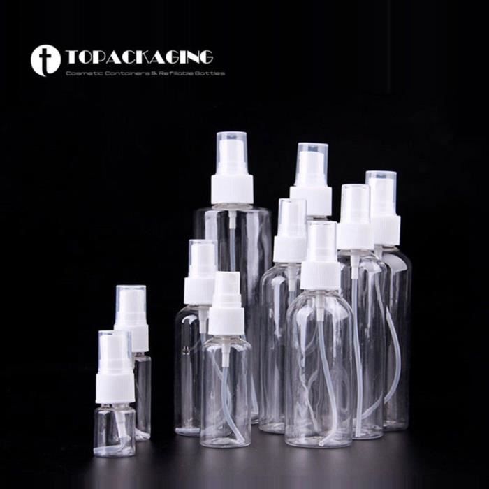 Lot De 10 Flacons Vaporisateurs 100ml Qoosea - Pulvérisateur Brouillard Fin, Bleu, Parfait Pour Cosmétiques Et Voyage
