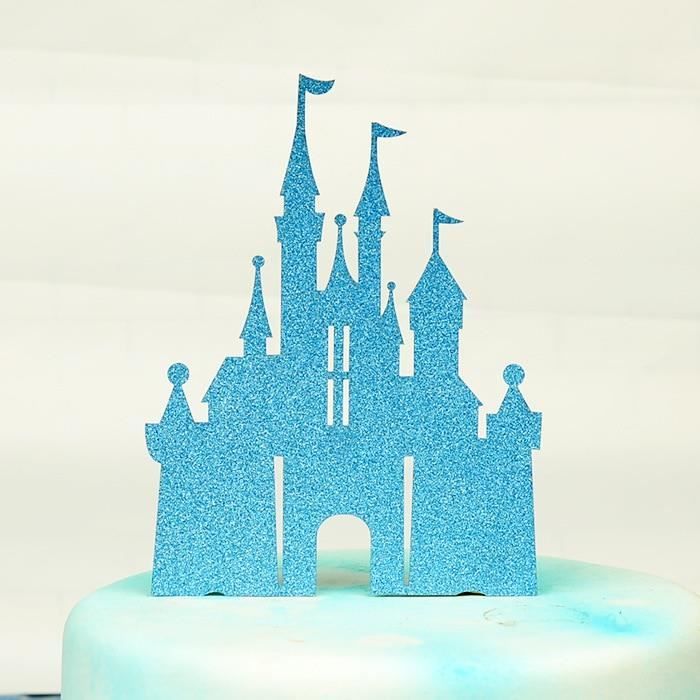 Topper 1pcs Decorations De Fete D Anniversaire Sur Le Theme De La Reine Des Neiges Princesse Elsa Disney Vaisselle De Fete Pour E Cdiscount Maison