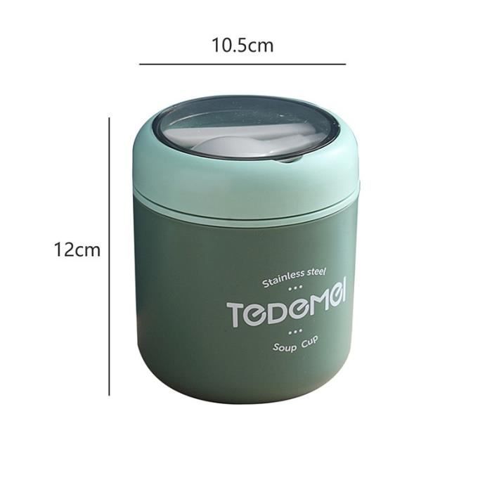 Gamelle De Camping En Inox, Boîte à Déjeuner Solide Et Légère, Idéale Pour Randonnée