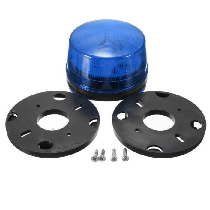 GO040011X 12V Lampe LED Gyrophare Stroboscope Alarme Clignotement