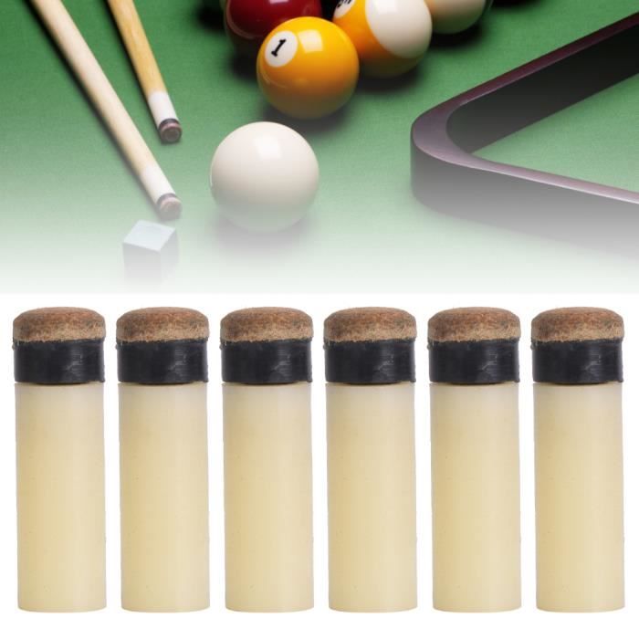 Lot De 10 Embouts De Rechange Pour Queues De Billard – Cuir De Vachette – Diamètre ~13 Mm – Pour Billard Et Snooker