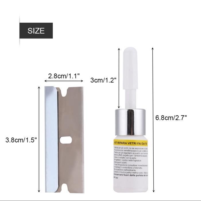 Kit De Réparation écran Liquide - Colle UV Pour Combler Rayures Et Microfissures - Compatible Smartphone, Tablette, Montre Connectée