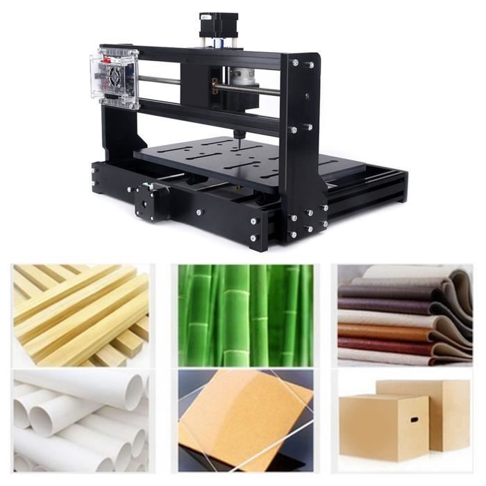 Graved Machine ZJCHAO Machine à graver CNC CNC graveur Machine Mini bureau 3 Axes GRBL ...