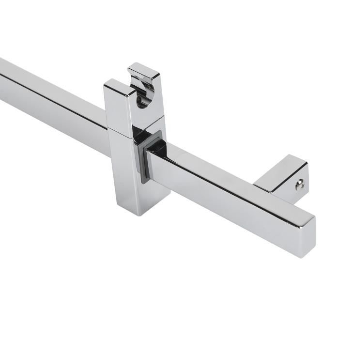 Tringle pour rideau de douche Basic blanche