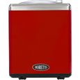 BORETTI B101 Sorbetière automatique 2 L - 180 W - Avec compresseur - Températures -18 °C à -35 °C - Rouge-1