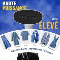 Défroisseur Vapeur Rolipo – Fer à Repasser Portable 2000W – Blanc – Avec Réservoir 0,4L