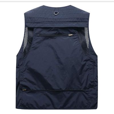 Gilet De Pêche Multi-Poches Btmpmcs Pour Homme - Veste Respirante Plein Air Photographie Et Loisirs