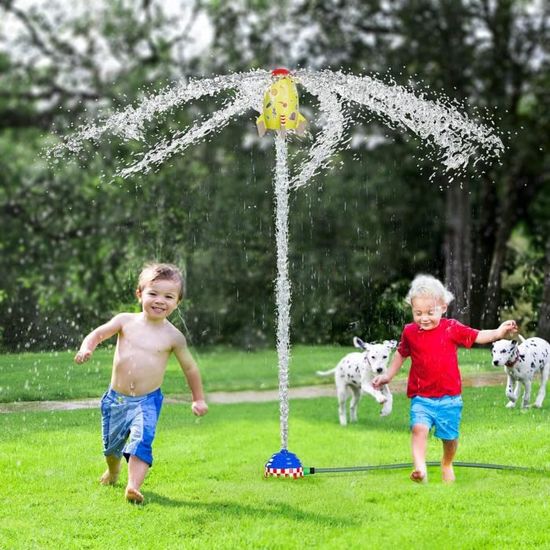 Dilightnews Arroseur Rotatif Portable Pour Enfants - Jouet D'Eau Extérieur Pour Été Et Jardin