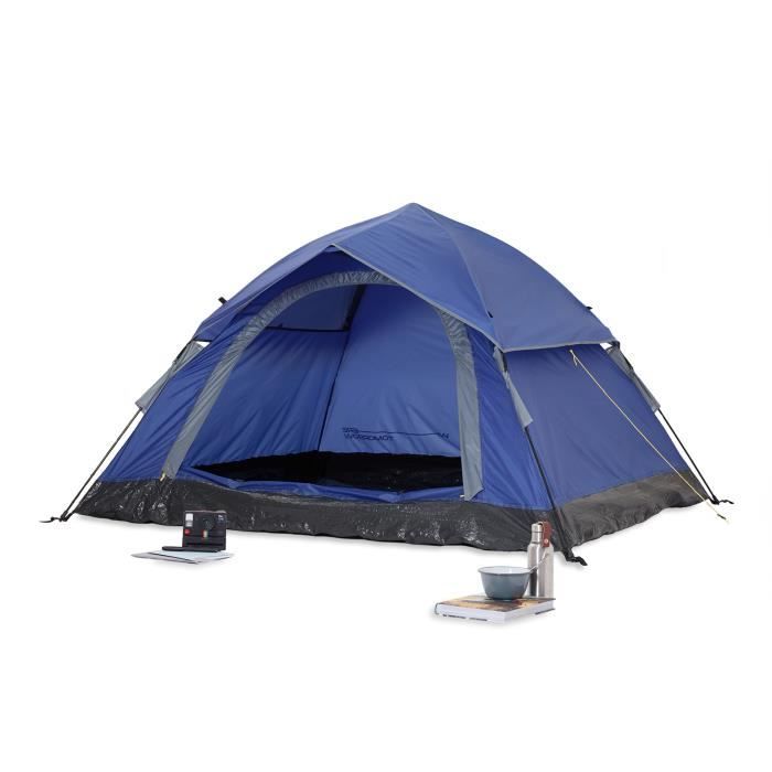Where Tomorrow Tente Pop-up pour 4 Personnes | pour Camping, extérieur, Festival, Plage et fête | avec Protection Solaire et Protection Contre la Pluie | Tente de Bivouac légère et étanche