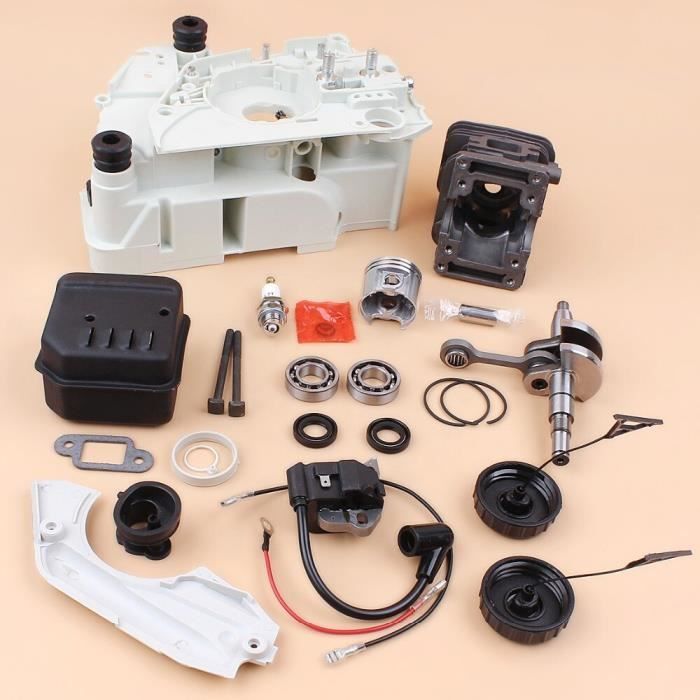 Tronçonneuse,Kit de réparation du pédalier cylindre et Piston 38mm, bobine d 'allumage, Kit de réparation du moteur supérieur du - Cdiscount Auto