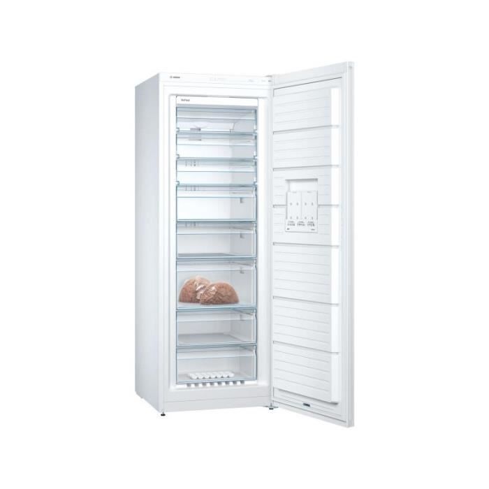 Congélateur armoire vertical blanc froid statique 82l autonomie