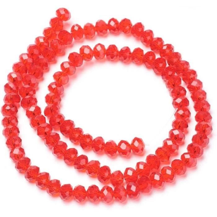 Perle Di Vetro Lavorato A Lume Con Motivi Floreali Rosa: Rondelle Di - Foto 5