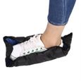 couvre-chaussures réutilisable 1 paire de couvre-chaussures automatique antidérapant étanche réutilisable mains libres pour-2