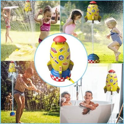 Sprinkler Fusée Rotatif 360° – Gicleur D’eau Pour Jardin – Jeu D’eau été Pour Enfants – 18x18x28,5 Cm