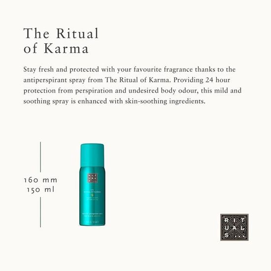 Déodorant The Ritual Of Karma - Avec Lotos Sacré Estival Et Thé Blanc -  Apaisant Et Apaisant - Protection 24 Heures[O1321] - Cdiscount Au quotidien