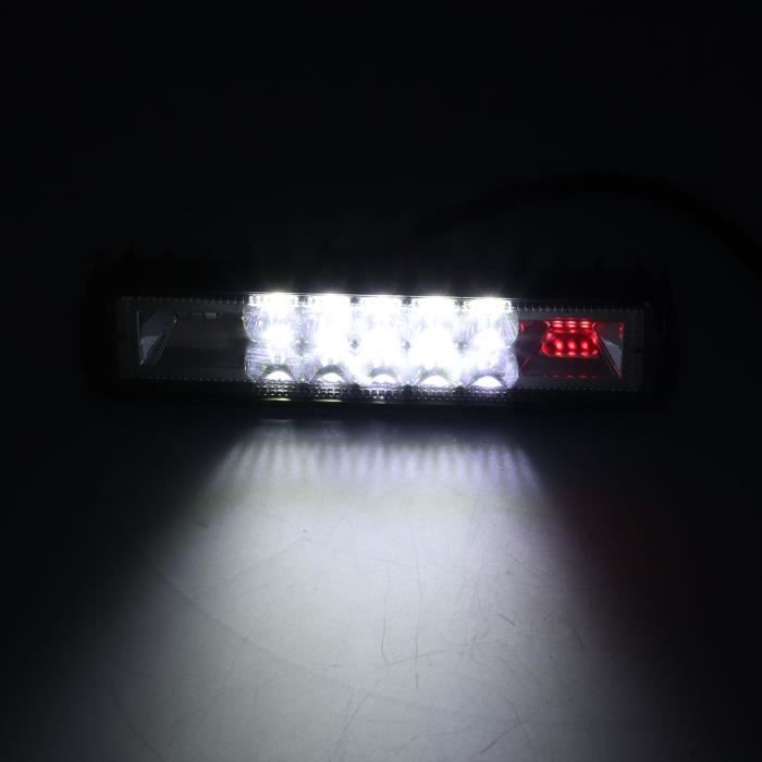 Akozon lampe stroboscopique Lampe de travail à LED de voiture phare rouge  bleu lampe clignotante étanche 48W 12V universel - Cdiscount TV Son Photo