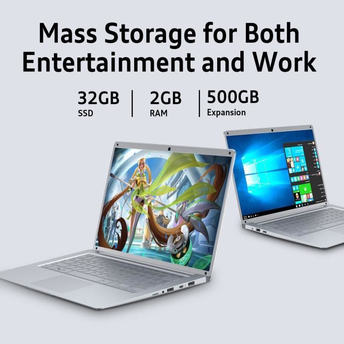 Ordinateur Portable pas cher Vmobile PC ultra-mince-14,1"HD-RAM2