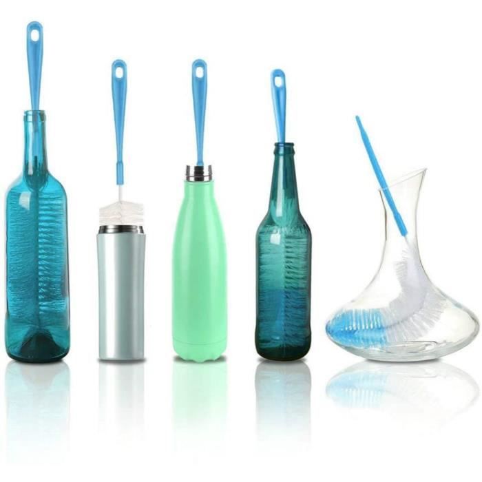 Brosse Bouteille, Brosse De Nettoyage, Brosse Longue Pour Le Lavage De La Bouteilles D'eau, Brosse De Nettoyage De Bouteille -(1 - Maison Brosse Bouteille, Brosse De Nettoyage, Brosse Longue Pour Le Lavage De La Bouteilles D'eau, Brosse De Nettoyage De Bouteille -(1 - Maison