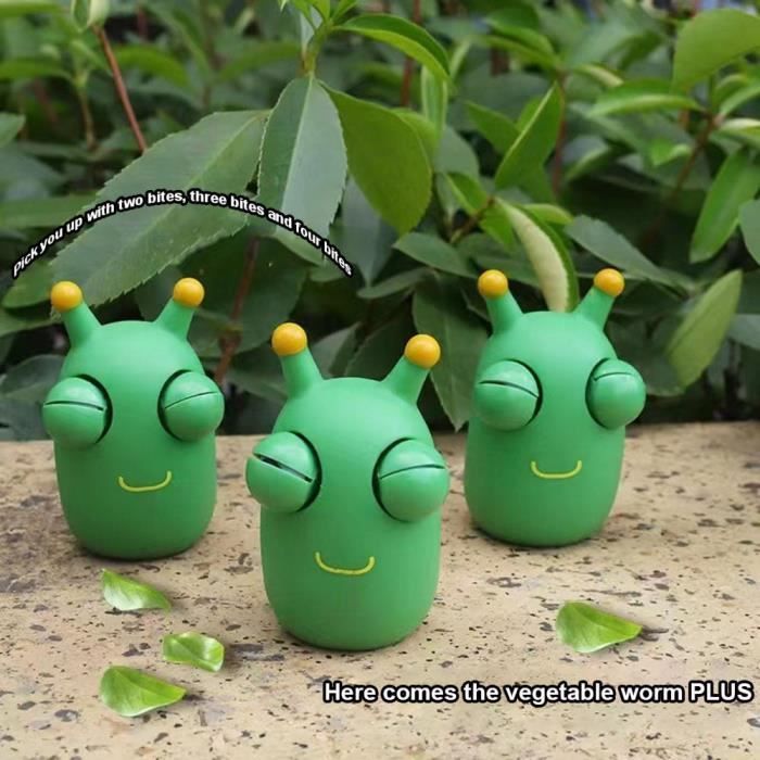 Zayin Jouets d'insectes verts Popping Out Eyes Presser Jouets Fidget  Sensoriels pour enfants utilisés pour soulager le stress, l'anxiété,  l'autisme