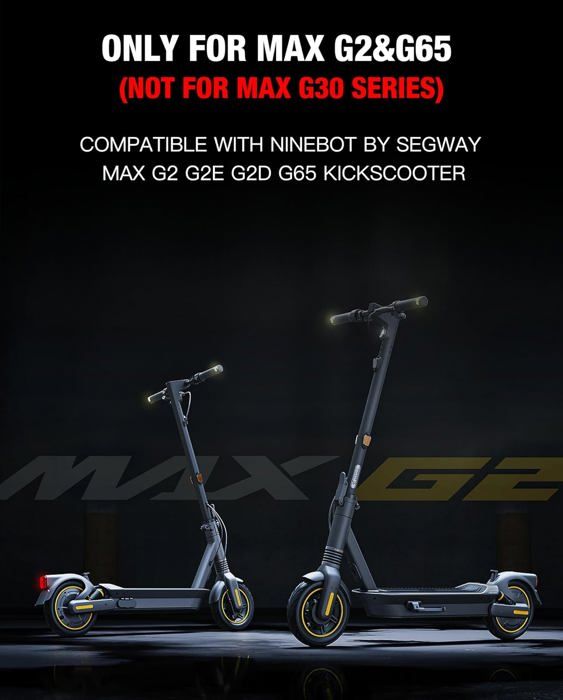 Lot De 2 Poignées Guidon Trottinette NINEBOT Max G2 G65 - Silicone Antidérapant - 7