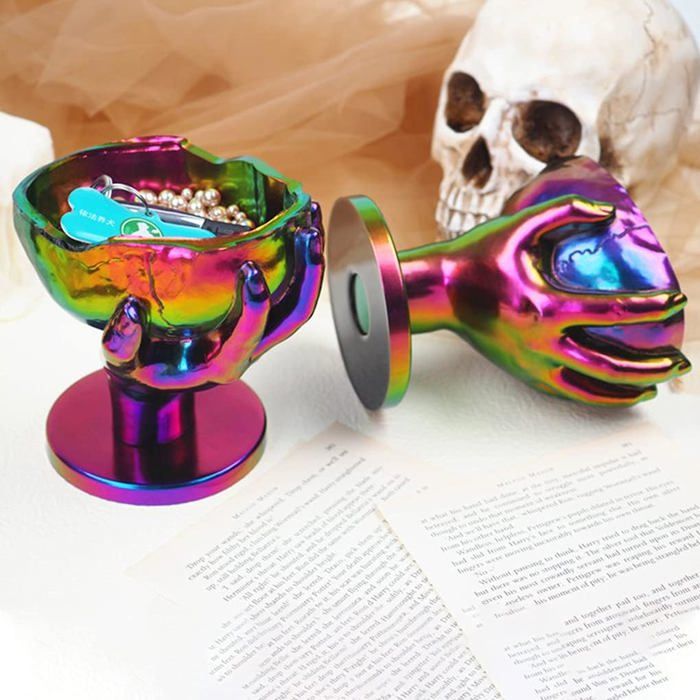 Moule Silicone Resine Epoxy Moule à Bougie Tête De Crâne 3D En Silicone - Moule Halloween Résine Époxy Savon DIY Moule Silicone Resine Epoxy Moule à Bougie Tête De Crâne 3D En Silicone - Moule Halloween Résine Époxy Savon DIY
