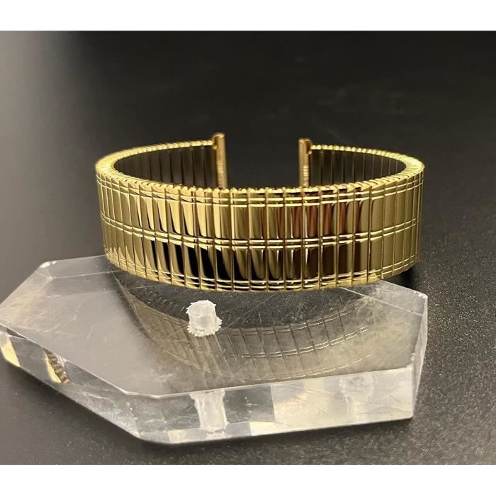 Bracelet montre fixoflex plaqué or store