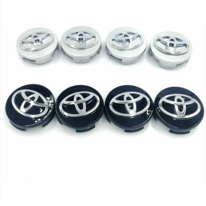 Cache-moyeux Pour Toyota Corolla Verso (2004-2009) - Lot De 4, Diamètre 60 Mm, Anti-rouille - 1