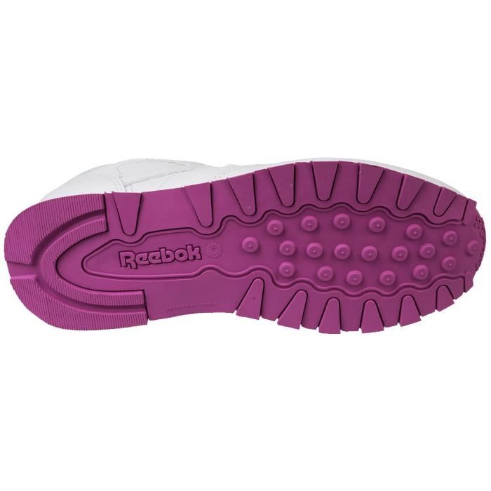 Reebok classic leather enfant violet top