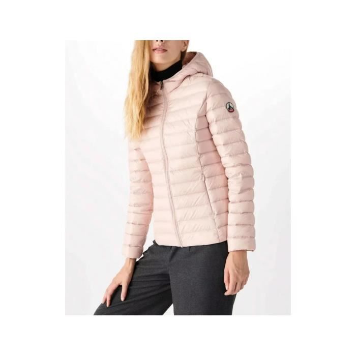 Doudoune a capuche Cloe Just over the top Femme Rose Cdiscount Pret a Porter